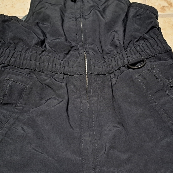 Lands' End Black Snow Bib Pants EUC Size 8 - Picture 4 of 16